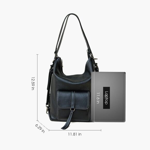 anti theft leather backpack Anti-theft Soft Genuine This means you can move freely without the need for locks that slow you down ALTOSY Leather Anti-theft Backpack -